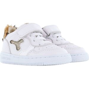 Baby Babysneakers Meisjes WHITE LEOPARDO Leer Shoesme