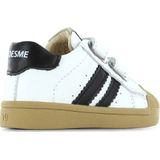 Shoesme leren sneakers wit/zwart