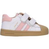 Shoesme Leren Sneakers Wit/Roze