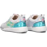 Shoesme - RF24S042 - Veterschoenen - Light Blue Silver