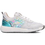 Shoesme - RF24S042 - Veterschoenen - Light Blue Silver