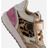 Shoesme - Run-Flex - Sneakers - Brons Ecru Roze - Leer Mesh