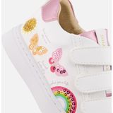 Shoesme - Vlinder Sneakers - Wit - Leer