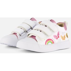 Shoesme - Vlinder Sneakers - Wit - Leer