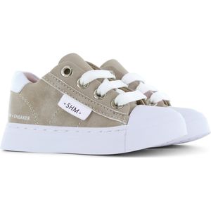Shoesme - Veterschoenen - Taupe - Leer