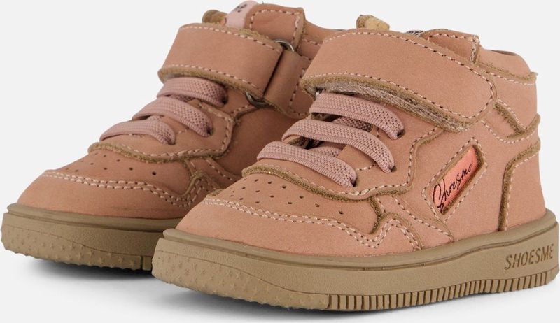 Shoesme - Babysneakers - Old Pink - Leer