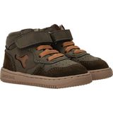 Shoesme - Babysneakers - Dark Green - Leer