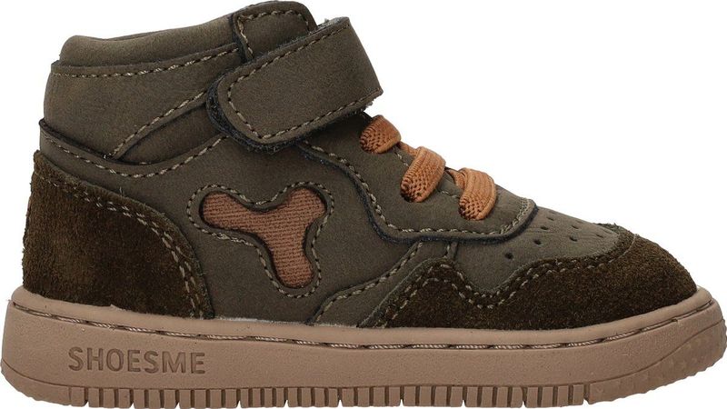 Shoesme - Babysneakers - Dark Green - Leer