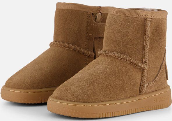Shoesme - Fluffy - Babylaarsjes - Cognac - Maat 22
