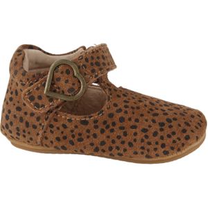Shoesme - BABYPROOF - Babyschoen - Cognac - Stippen - Klittenbandsluiting
