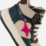 Shoesme - Hoge Sneakers - Jongens - Zwart - Microvezel Leer