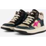 Shoesme - Hoge Sneakers - Jongens - Zwart - Microvezel Leer