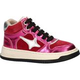 Shoesme - Hoge Sneakers - Metallic - Leer - Gevoerd Met Textiel