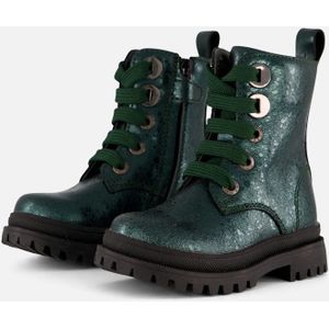 Shoesme New Tank Veterboots groen Leer - Dames