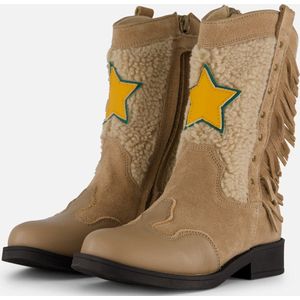Shoesme cowboy laarsjes taupe - Dames