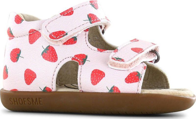 Shoesme - Sandalen - Roze/Rood - Imitatieleer - Platte Zool