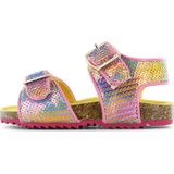 Go Banana's Sandaal - Imitatieleer - Plat - Gespsluiting - Pailletten