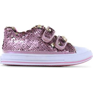 Go Banana's - Sneakers - Roze - Textiel - Klittenbandsluiting