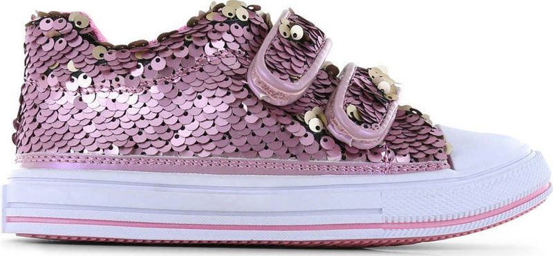 Go Banana's - Sneakers - Roze - Textiel - Klittenbandsluiting