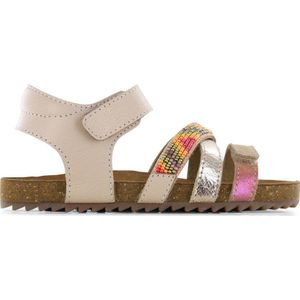 Shoesme Sandaal - Leer - Plat - Klittenbandsluiting
