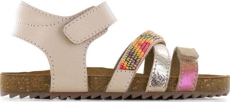 Shoesme Sandaal - Leer - Plat - Klittenbandsluiting