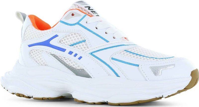 Shoesme - Chunky Sneakers - Wit/Blauw - Jongens
