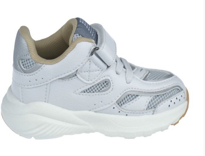 Shoesme - LW25S052-A - Sneakers - Wit/Zilver - Mesh/Leer
