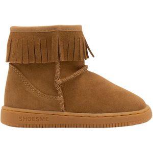 Shoesme - Enkellaarsjes - Lichtbruin - Leer - Geschikt voor de Allerkleinsten