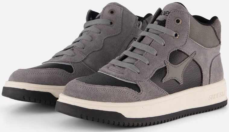 Shoesme - Sneakers - Grijs - Sportvoering - Jongens