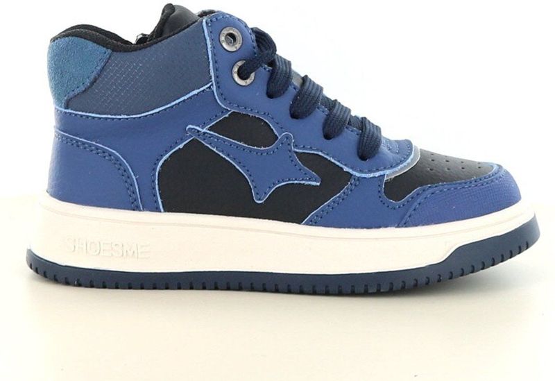 Shoesme - Sneaker - Suède - Met Rits- en Vetersluiting