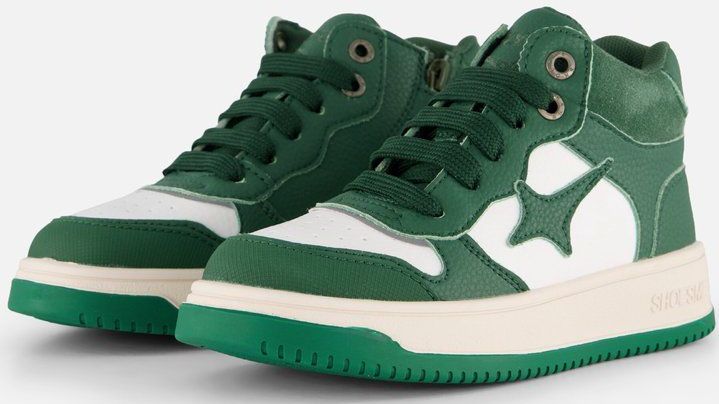Shoesme - Sneakers - Groen - Sportvoering - Jongens