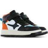 Shoesme - Sneakers - Zwart/Oranje - Leren