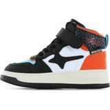 Shoesme - Sneakers - Zwart/Oranje - Leren