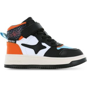 Shoesme - Sneakers - Zwart/Oranje - Leren