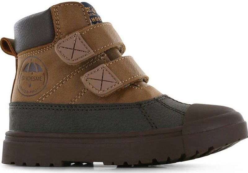 Shoesme - Enkelboot - Kwaliteitsleer - Klittenbandsluiting - Stevige Profielzool