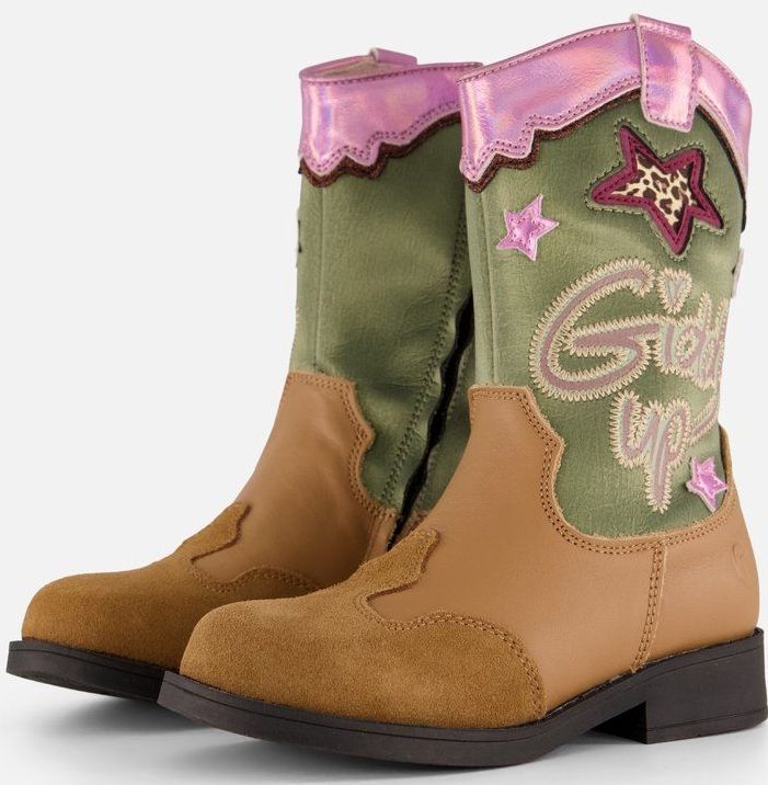 Shoesme - NW25W008 - Laarzen - Green Pink