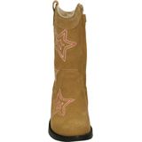 Shoesme - Cowboylaarzen - Cognac/Roze - Suède