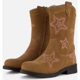 Shoesme - Cowboylaarzen - Cognac/Roze - Suède
