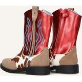 Cowboylaarzen | Meisjes | Red Cognac | Alcantara | Shoesme | Maat 26