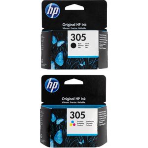 HEMA Cartridge HP 305 Zwart/kleur - 2 Stuks