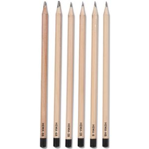 HEMA Schetspotloden HB-B-2B-3B-6B-8B - 6 Stuks