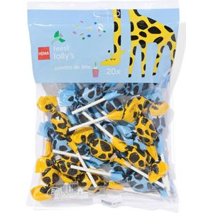 HEMA Lollys Safari Met Fruitsmaak - 20 Stuks