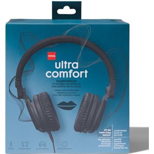 HEMA Koptelefoon Ultra Comfort Zwart