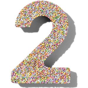 HEMA Chocolade Feestcijfer 2 Met Discodip