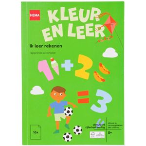 HEMA Kleur En Leerboek Ik Leer Rekenen 5+