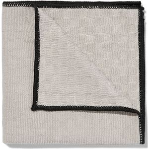 HEMA Microvezeldoekje Met Structuur 35x35 Grijsbeige