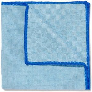 HEMA Microvezeldoekje Met Structuur 35x35 Blauw