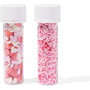 HEMA Versierplezier Eetbare Sprinkles Hartenfeest