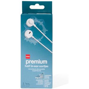 HEMA Oortjes Half In-ear Premium Wit