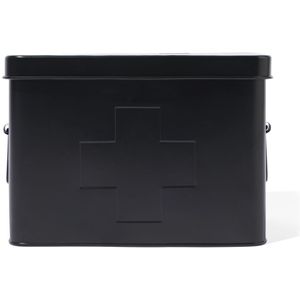 HEMA Medicijnbox Klein Zwart 14.5x23x16 (zwart)